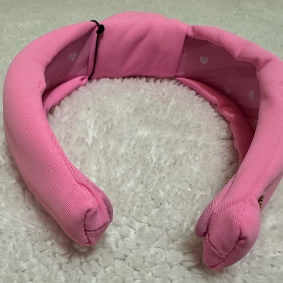 Lele Sadoughi Neoprene Knotted Headband in Bubblegum - Picture 5 of 7